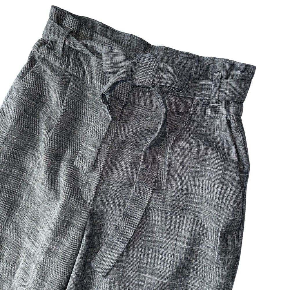 DYNAMITE  BELTED & PLAID DRESS PANTS - SIZE US XS - Picture 3 of 9